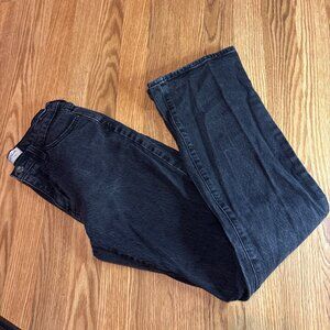 Universal Thread High Rise Bootcut Jeans In Washed Black Denim - Size 2 (0/25R)